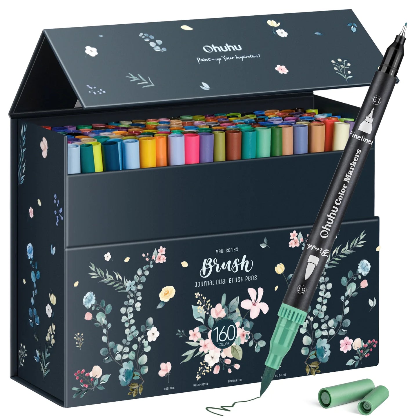Ohuhu Maui 160 Colours Dual Tip Water Based Art Markers