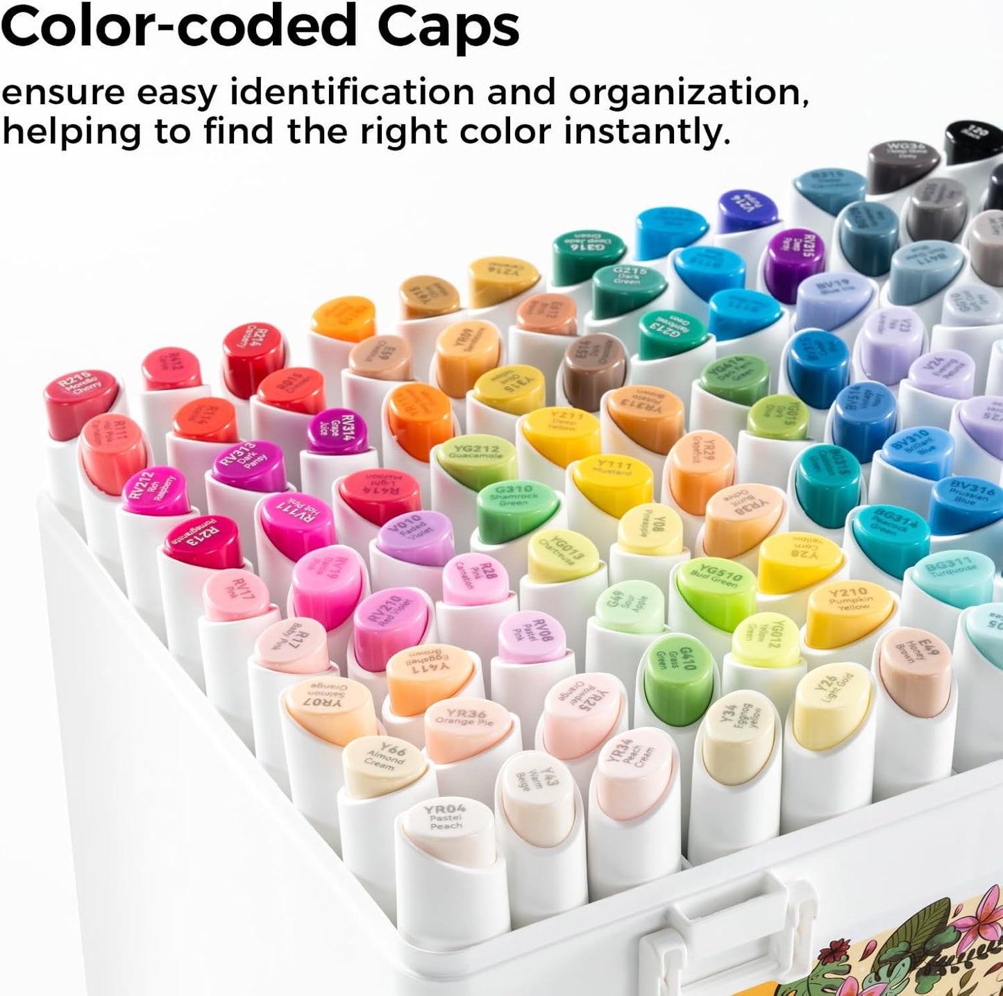 Ohuhu Kaala 108 Colours Dual Tip Alcohol Markers