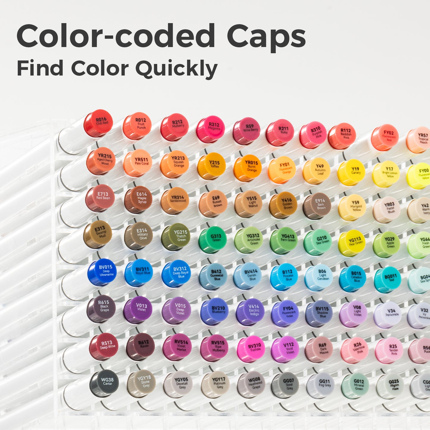 Ohuhu Honolulu 104 Colours Dual Tip Alcohol Art Markers