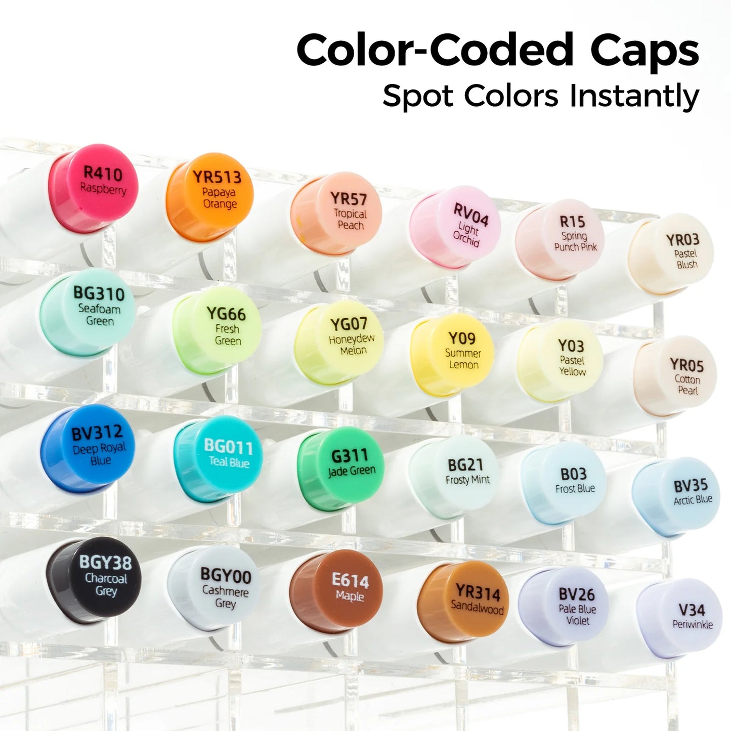 Ohuhu Honolulu Plus 24 Colours Dual Tip Alcohol Art Markers