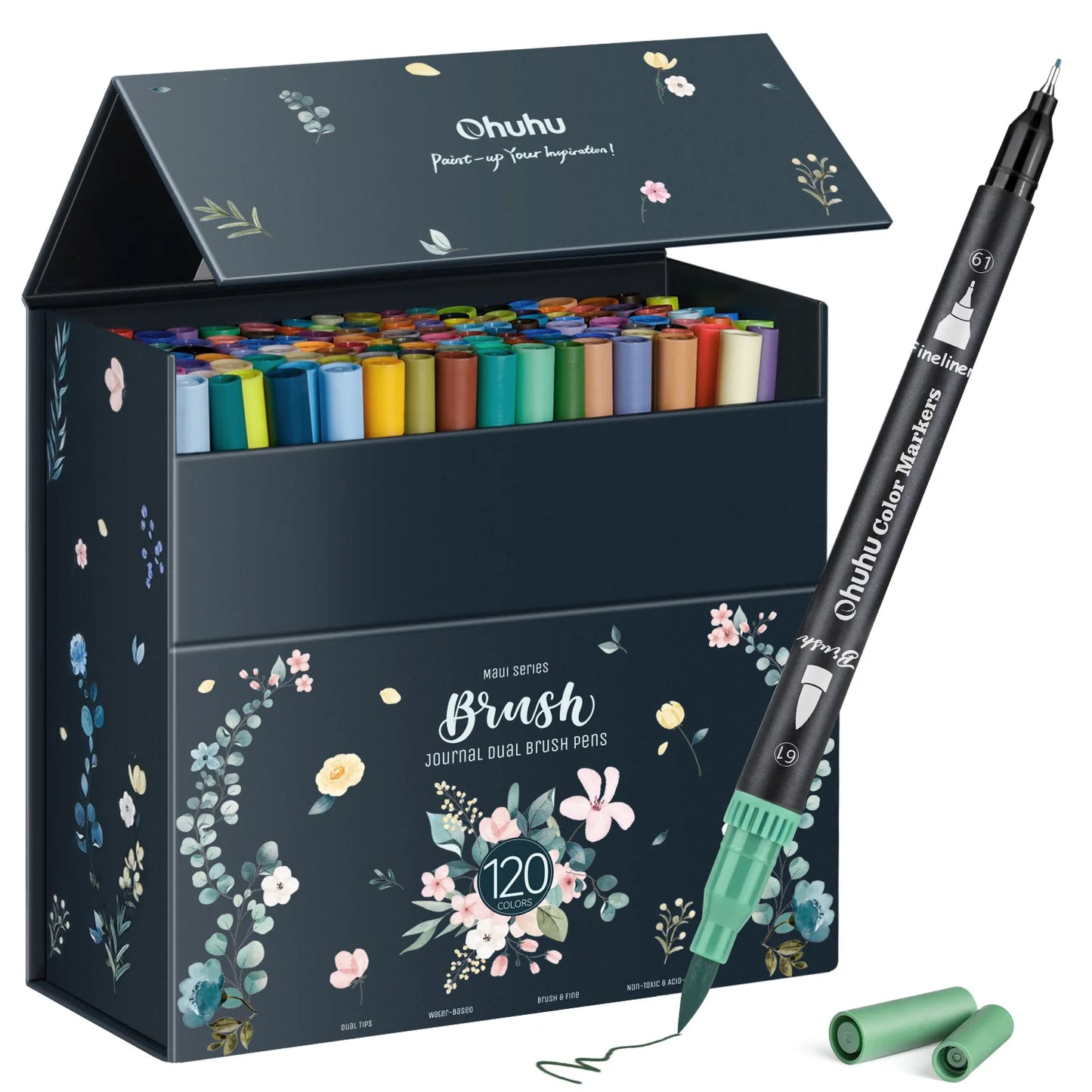 Ohuhu Maui 120 Colours Dual Tip Water Based Art Markers