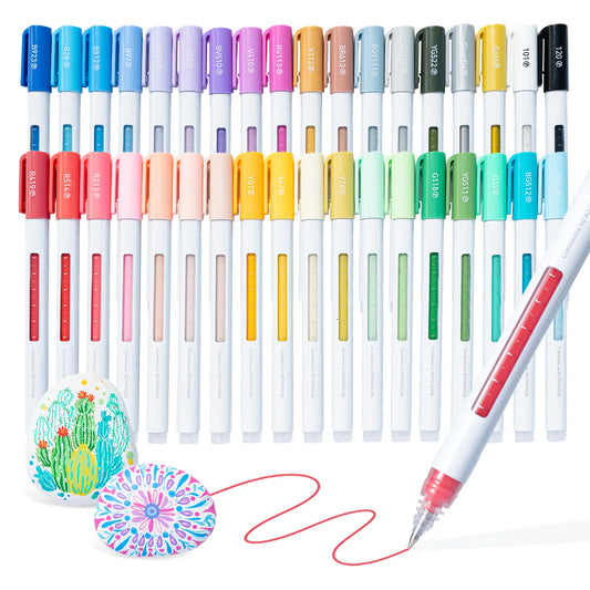 Ohuhu Wai Momi 36 Colours Acrylic Gel Pens