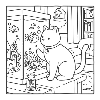 Cozy Kitties, Cute Colouring Book by Jade Summer