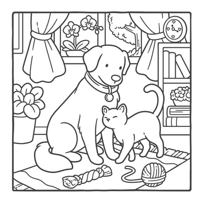 Cozy Kitties, Cute Colouring Book by Jade Summer