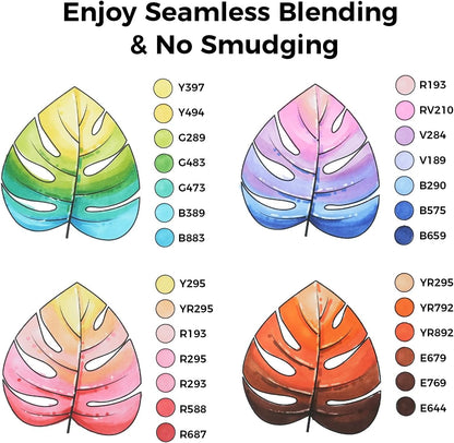 Ohuhu Oahu 320 Colours Dual Tip Alcohol Art Markers