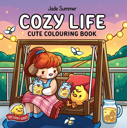 Cozy Life, Cute Colouring Book by Jade Summer