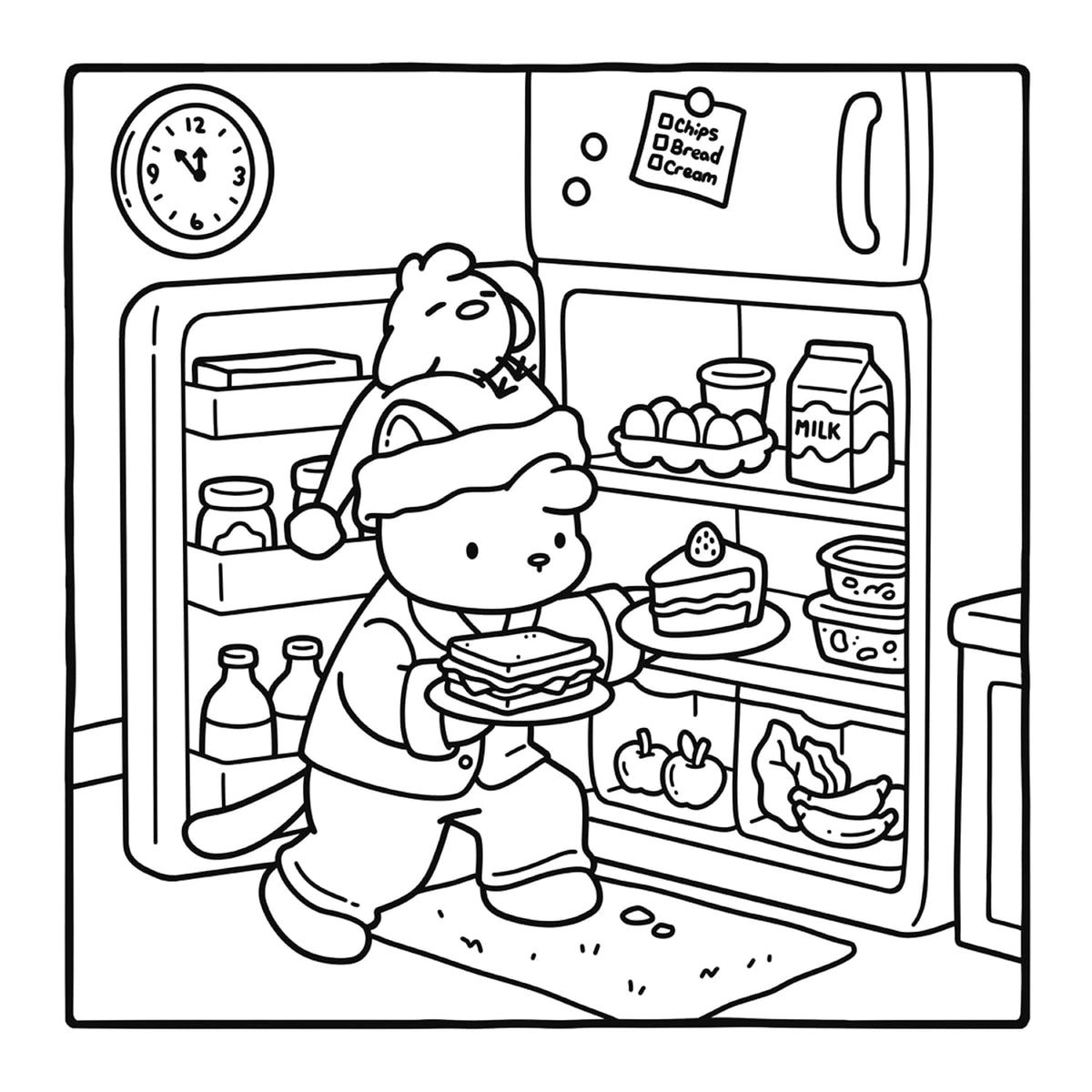 Cozy Life, Cute Colouring Book by Jade Summer