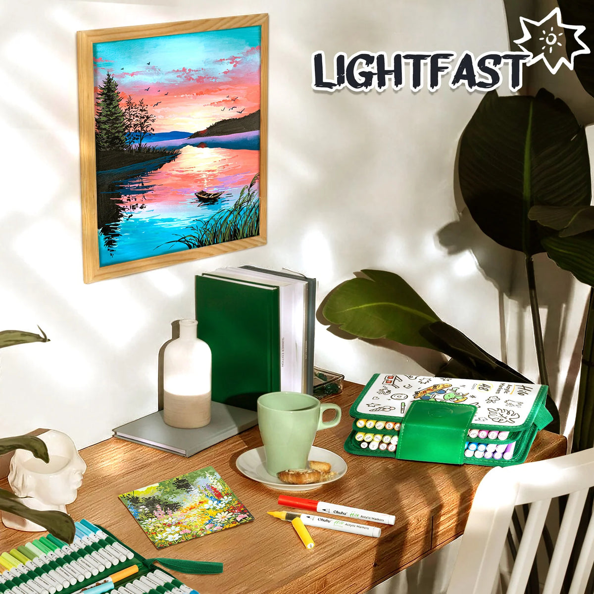 Ohuhu Hilo Series 72 Direct-ink Acrylic Paint Markers