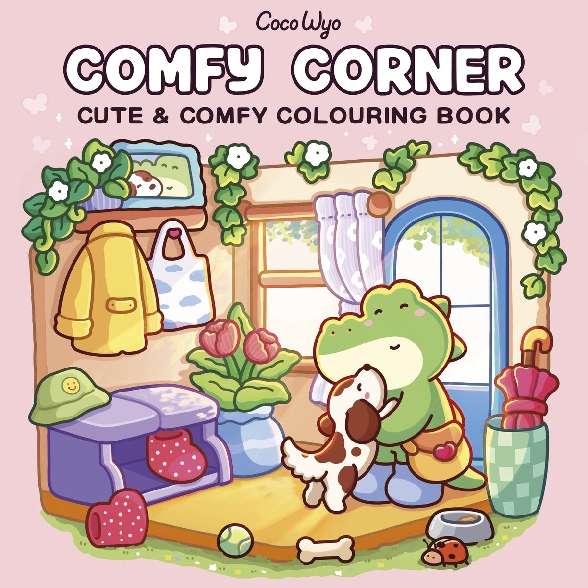 Comfy Corner, Cute & Comfy Colouring Book by Coco Wyo