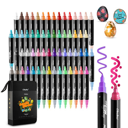 Ohuhu Acrylic Markers 60 Colours