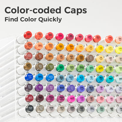 Ohuhu Honolulu B 104 Colours Dual Tip Alcohol Art Markers