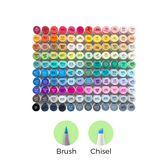 Ohuhu Honolulu 120 Colours Dual Tip Alcohol Art Markers