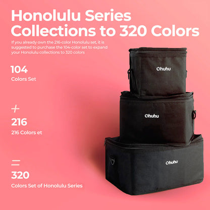 Ohuhu Honolulu 320 Colours Dual Tip Alcohol Art Markers