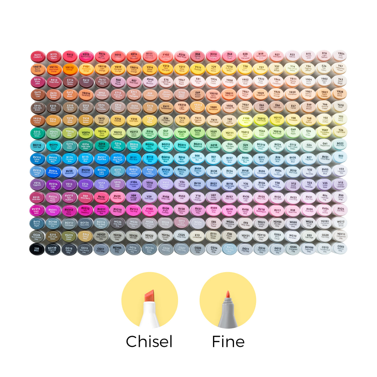 Ohuhu Oahu 320 Colours Dual Tip Alcohol Art Markers