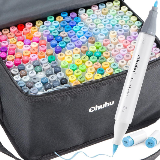 Ohuhu Honolulu B 216 Colours Dual Tip Alcohol Art Markers