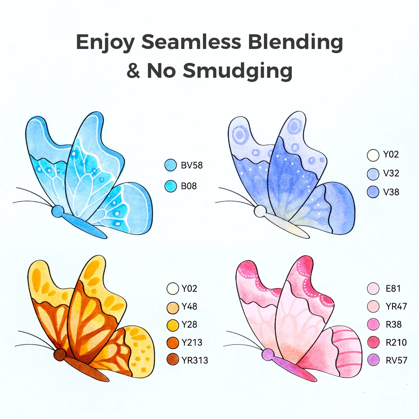 Ohuhu Honolulu S 60 Colours Dual Tip Alcohol Art Markers, Illustration Tones