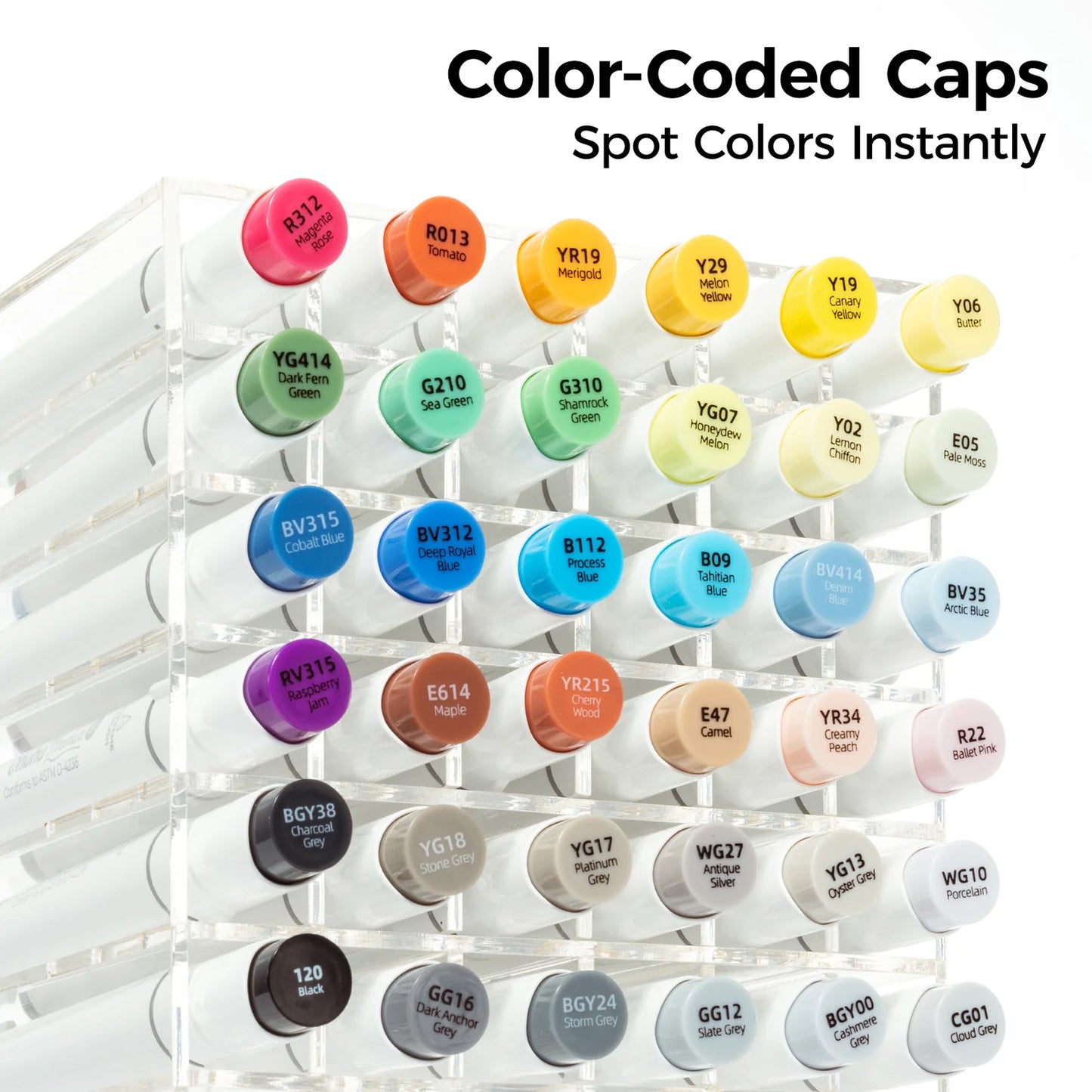 Ohuhu Honolulu Plus 36 Colours Dual Tip Alcohol Art Markers
