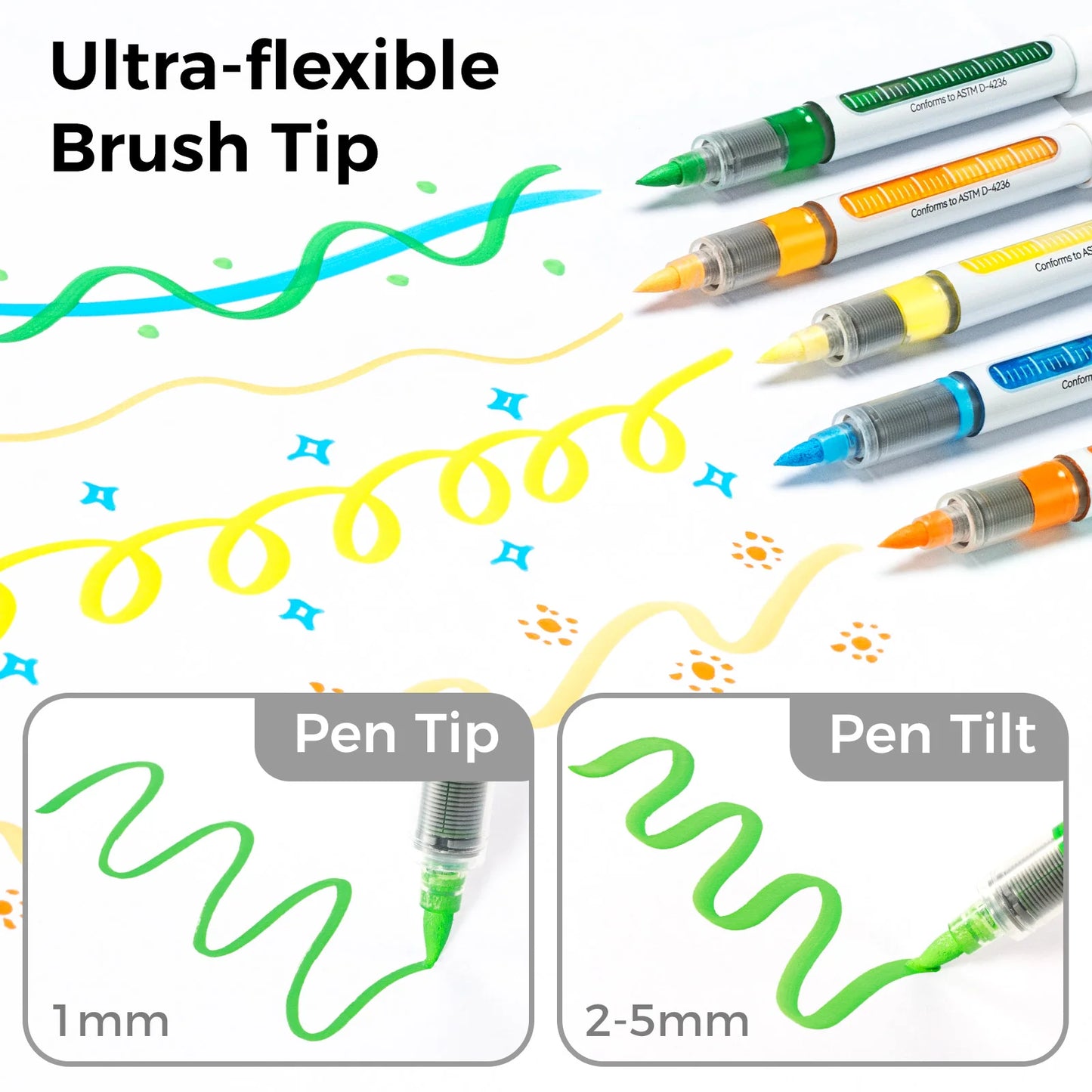 Ohuhu Nahuku 24 Colours Direct-ink Acrylic Markers